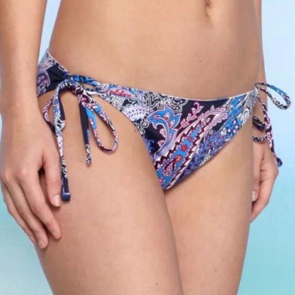 Tommy BAHAMA REVERSABLE PAISLEY BIKINI BOTTOM SIZE MEDIUM
